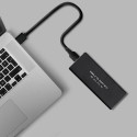 SSD Enclosure - Qoltec 51854 M.2 SATA USB 3.0 Black