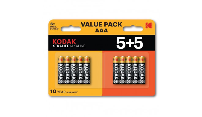 Battery - Kodak XTRALIFE Alkaline AAA 1.5V 10-Pack