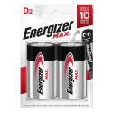 Alkaline Batteries - Energizer Battery Max D Lr20, 2 Pcs