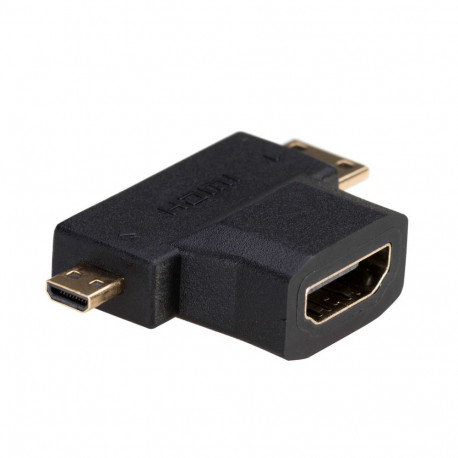Cable Adapter - Akyga Ak-ad-23 Mini/hdmi Microhdmi Black