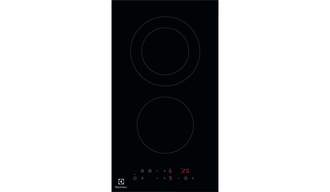 Built-in Hob - Electrolux Lhr3233ck Ceramic 2 Zone, Black