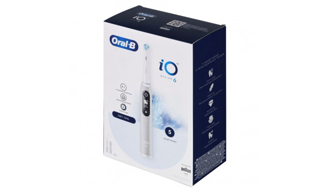 Electric Toothbrush - Braun Io Serie 6 Vibrating Toothbrush Gray