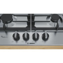 Built-in Gas Hob - Bosch Serie 6 PCP6A5B90 4 Zones Stainless Steel Black