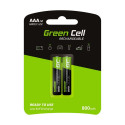 Rechargeable Battery - Green Cell GR08 AAA NiMH 800mAh 2-Pack