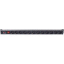 Power Strip - Intellinet German Type 12-way With On/off Switch