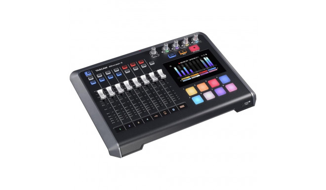 Audio Mixer - Tascam Mixcast 4 4-Pad Touchscreen Black