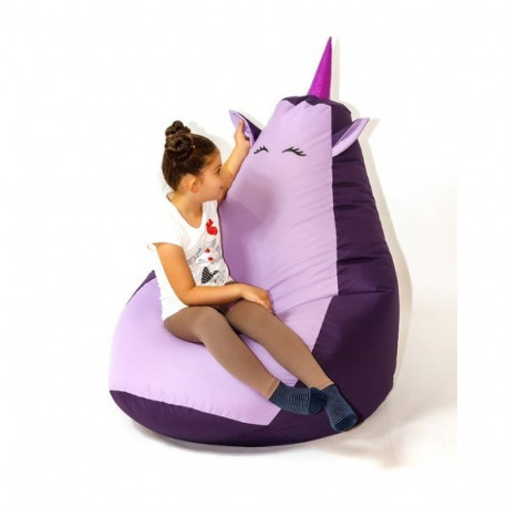 Storage Ottoman - Sako Pouffe L 105 X 80 Cm, Purple