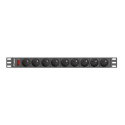 Power Strip - Lanberg 19" 1u 16a 230v