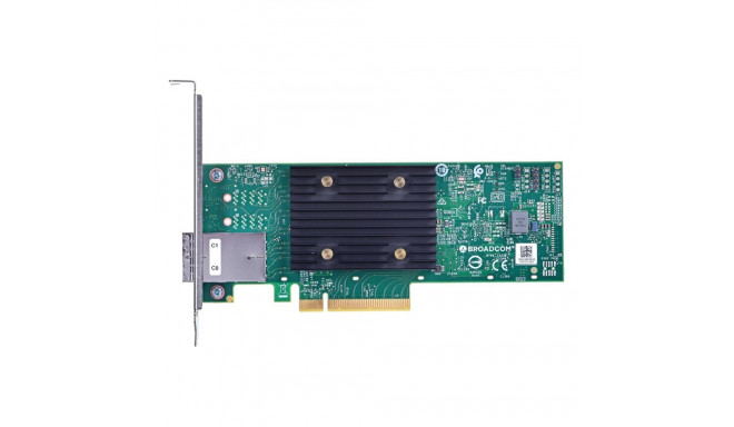 Internal SAS Adapter - Broadcom HBA 9500-8e PCIe Green/Grey