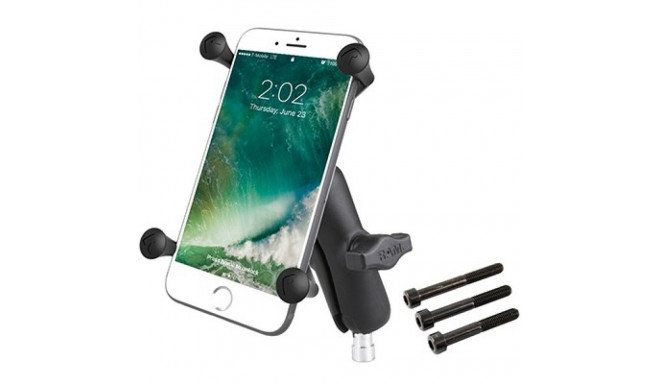 Phone Mount - RAM X-grip Large With Motorcycle Handlebar Clamp