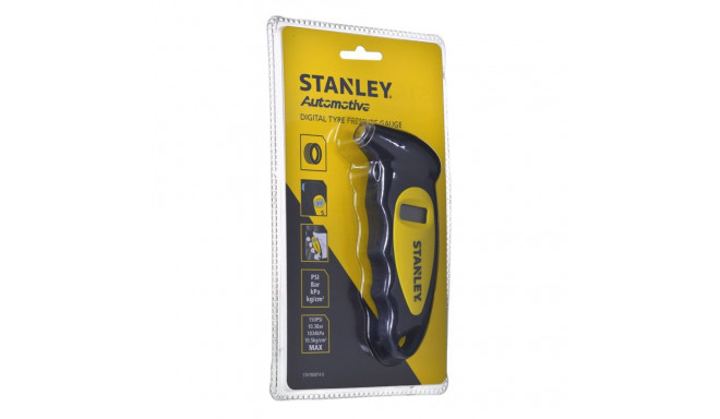 Digital Tyre Pressure Gauge - Stanley STHT80874-0 0.01 Bar Accuracy Black