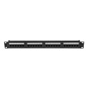 Distribution Panel - Lanberg PPUA-1024-B 24 Ports 1U Black