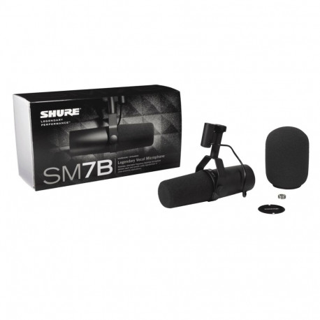 Studio Microphone - Shure Sm7b Black