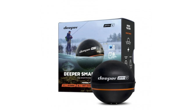 Fish Finder - Deeper Smart Sonar Pro+, Black