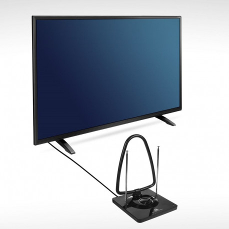 Indoor TV Antenna - Maclean MCTV-963 45 dB Black