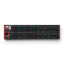 MIDI Controller - AKAI LPD 8 MKII 8 Pads 8 Knobs Red/Black