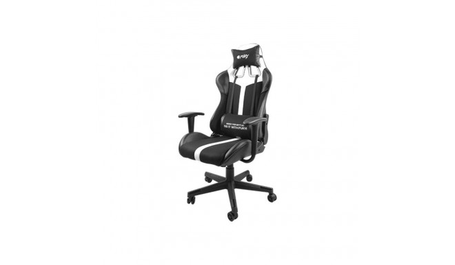 Gaming Chair - FURY Avenger XL Ergonomic Padded Black, White