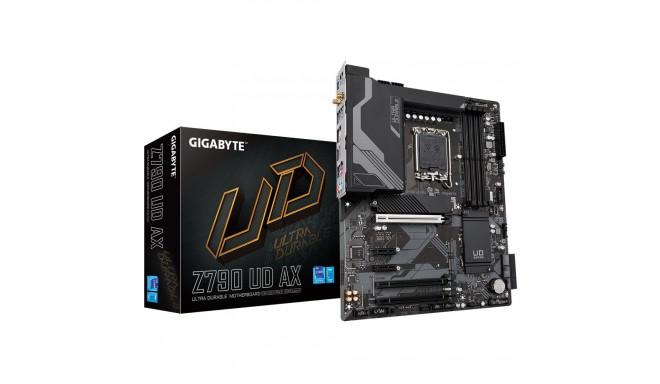 Motherboard - Gigabyte Z790 UD AX Intel Core 14th Support Black Gigabyte Z790 UD AX Motherboard - 14