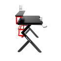 Computer Desk - Huzaro Hero 5.0 Black/red