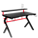 Computer Desk - Huzaro Hero 5.0 Black/red