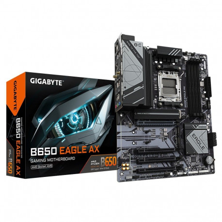 Motherboard - GIGABYTE B650 EAGLE AX, AMD AM5, 12+2+2 VRM, 7600MHz DDR5, PCIe 5.0, Wi-Fi 6E