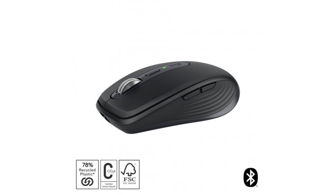 Wireless Mouse - Logitech Mx Anywhere 3s, Red, Bluetooth