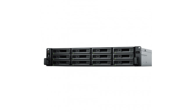 Storage Server - Synology RS3621xs+ 12-Bay Rackmount Black Synology RS3621xs+ NAS 2U Rack, Intel Xeo