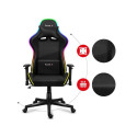 Gaming Chair - Huzaro Force 6.3 RGB Mesh Ergonomic Black