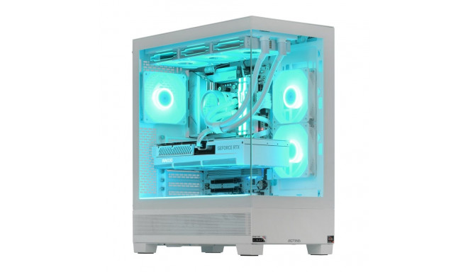 Desktop Computer - Actina Ryzen 7 7800X3D 32GB DDR5 1TB SSD RTX 4070 Ti White Actina 5901443383949 P