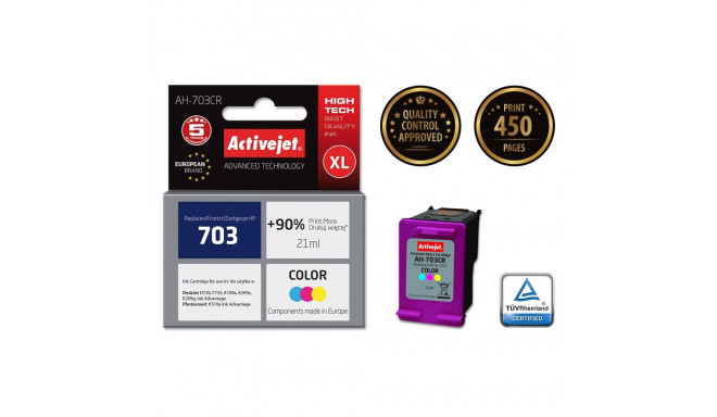 Printer Cartridge - Activejet Ah-703cr, Colour