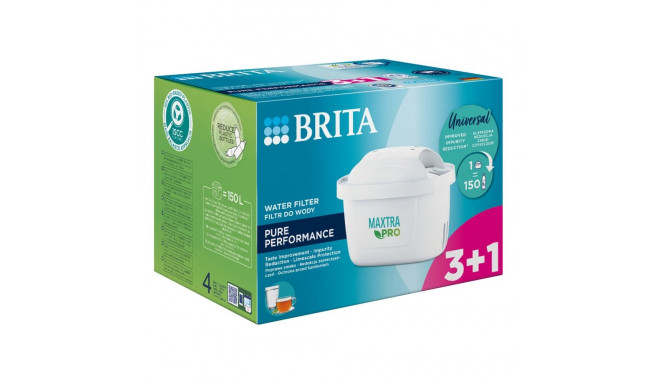 Water Filter - Brita MX+ Pro Pure Performance 4 Pack White