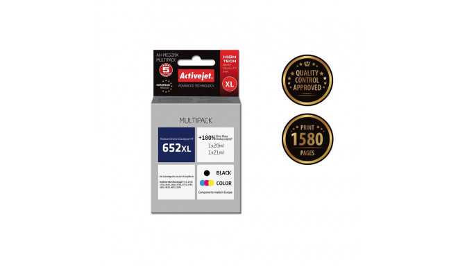 Printer Ink - Activejet Ah-m652rx 20ml + 21ml Black
