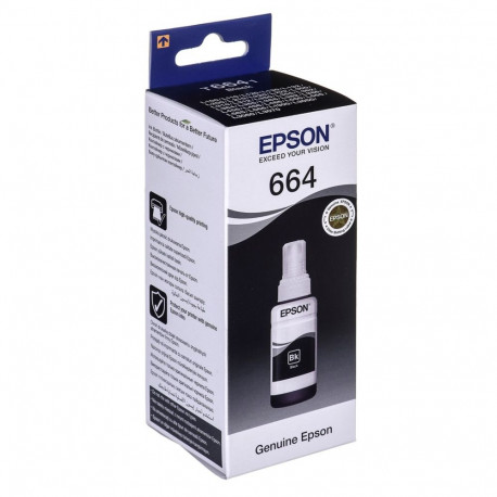 Ink Cartridge - Epson C13T66414A 63-75ml Black