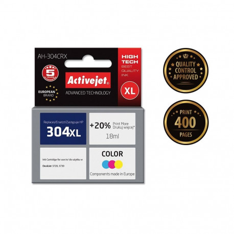 Ink Cartridge - Activejet AH-304CRX 18ml 400 pages Color