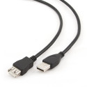 USB Cable - Gembird 3m A M/FM Black