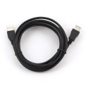 USB Cable - Gembird 3m A M/FM Black