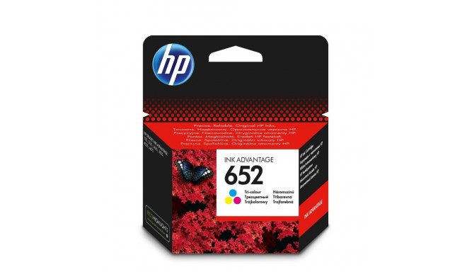Ink Cartridge - HP 652 Original Pigment Cyan Magenta Yellow