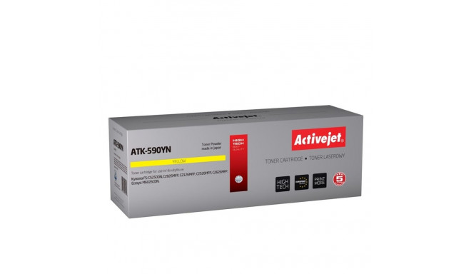 Toner Cartridge - Activejet ATK-590YN Compatible Kyocera TK-590Y Yellow