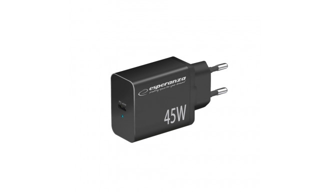 Mains Charger - Esperanza EZC108K 45W Black