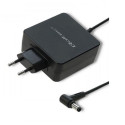 Power Adapter - Qoltec 51745 65 W Black