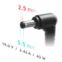 Power Adapter - Akyga AK-ND-01 - 65 W - Black