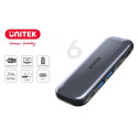External Drive - Unitek Hub D1046A USB-C Flash Drive M.2, HDMI, USB-C PD 100W