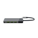 USB Hub - GC Connect 7W1 (3XUSB 3.1, HDMI 4K 60Hz, USB-C PD 85W, MicroSD/SD)