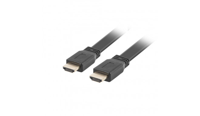 HDMI Cable - Lanberg CA-HDMI-21CU-0010-BK - 1 m - Black