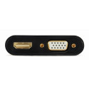 Video Adapter - Gembird A-VGA-HDMI-02 - 0.15 m - Black