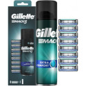 Gillette Mach3 8pcs + Mach3 gel 200ml