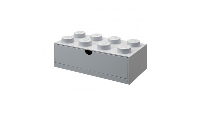 Room Copenhagen LEGO Desk Drawer 8 , storage box (grey, knobs)