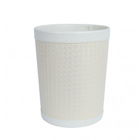 Trash bin WILMA 22x22x27.5cm, cream