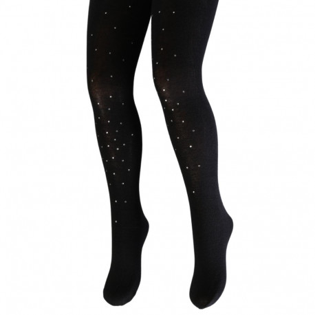 SOKISAHTEL VIENNA kivikestega musta värvi sukkpüksid tüdrukutele 428, 431, 432