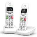 Gigaset E290 Analog/DECT telephone Caller ID White